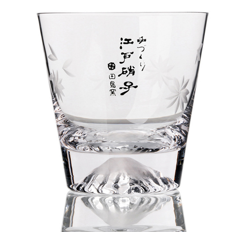 雪山玻璃杯