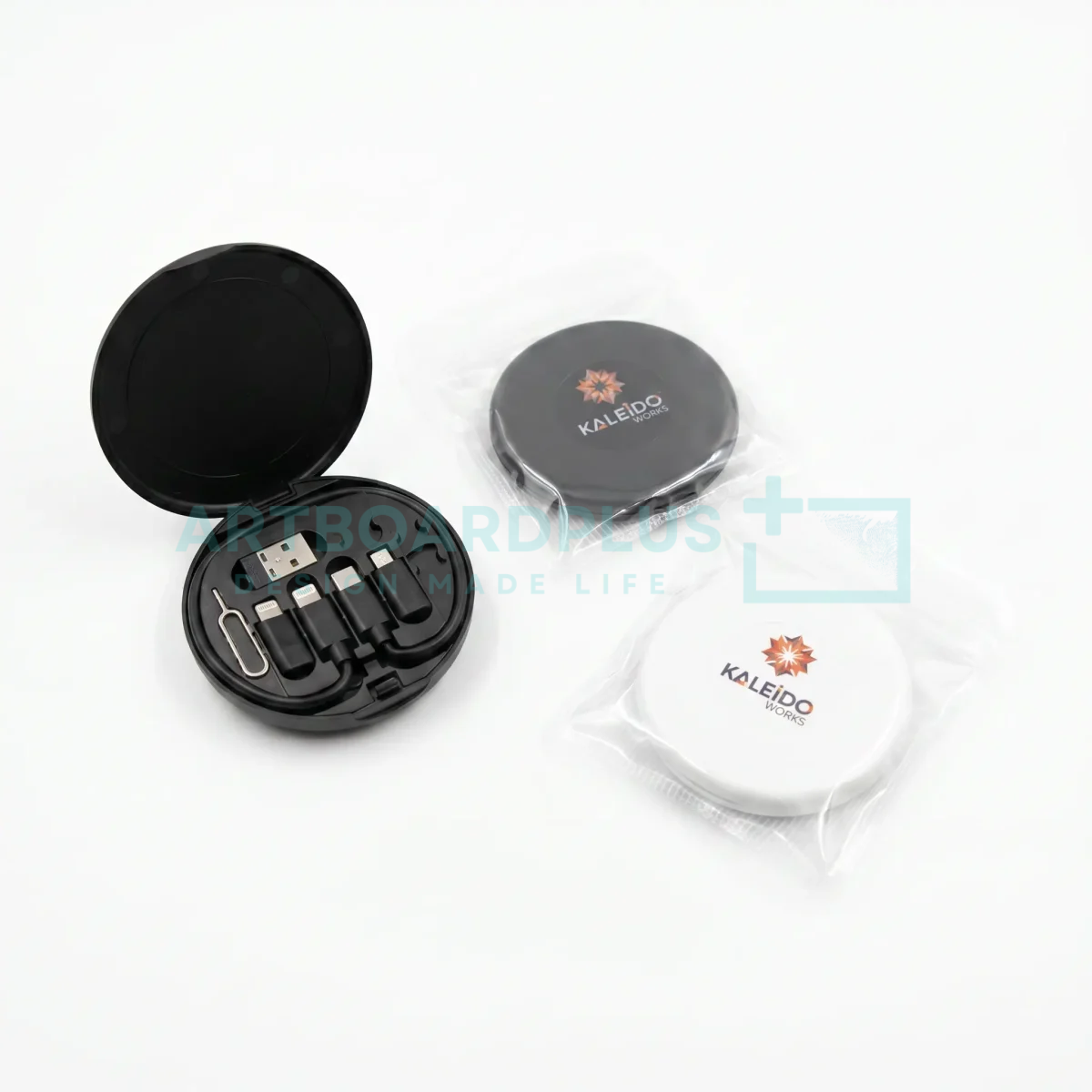 Kaleido works- 圓形數據綫收納盒 - 1